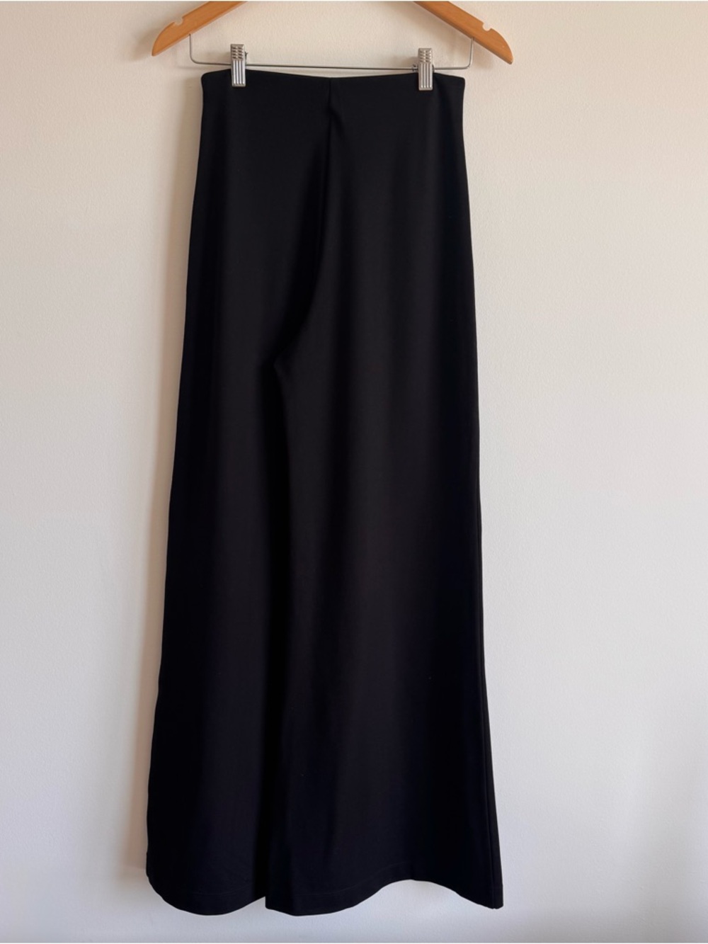 Quince | Ultra Stretch Ponte Super Wide-Leg High-Rise Pants in Black ~ Small - Picture 10 of 12
